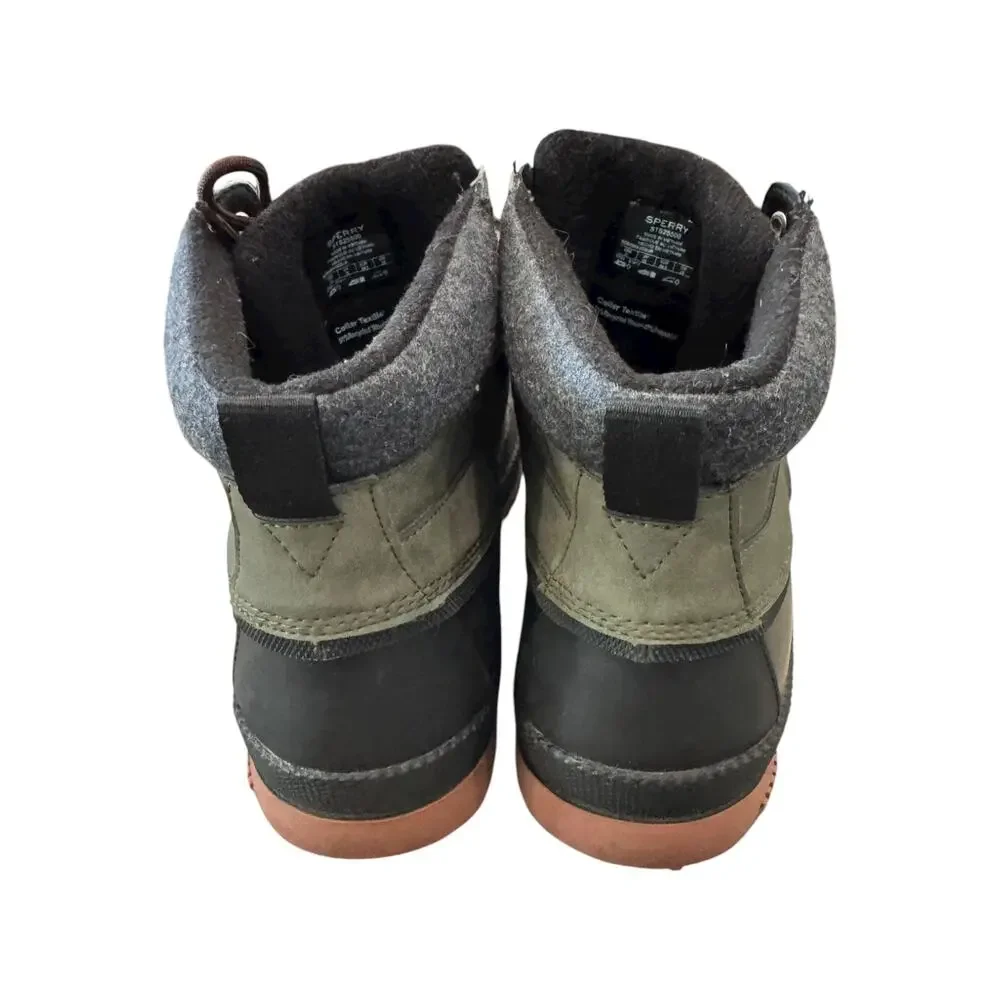 Sperry Cold Bay Chukka Olive Duck Boots Men’s 11 STS25500